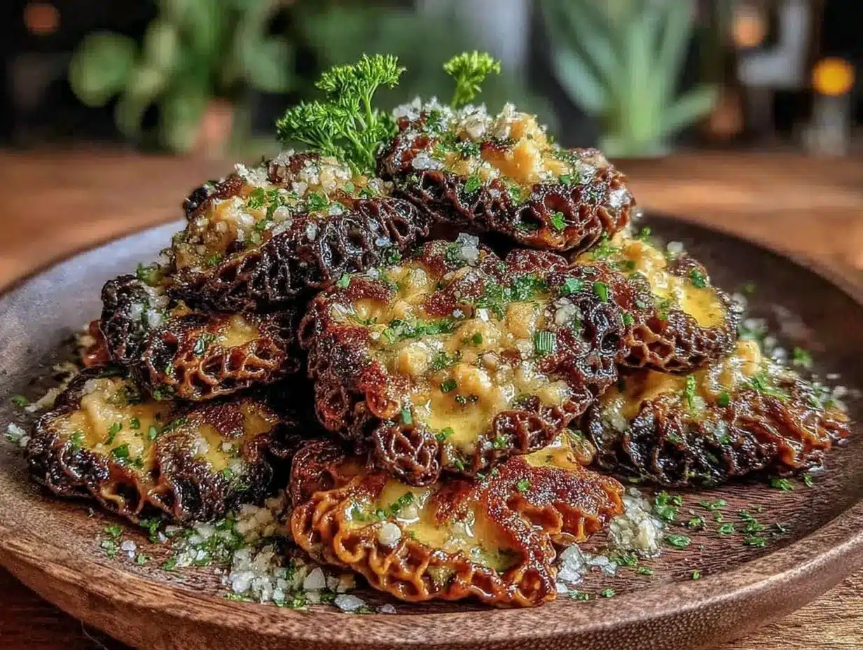 crispy pan-fried morel mushrooms preparation steps