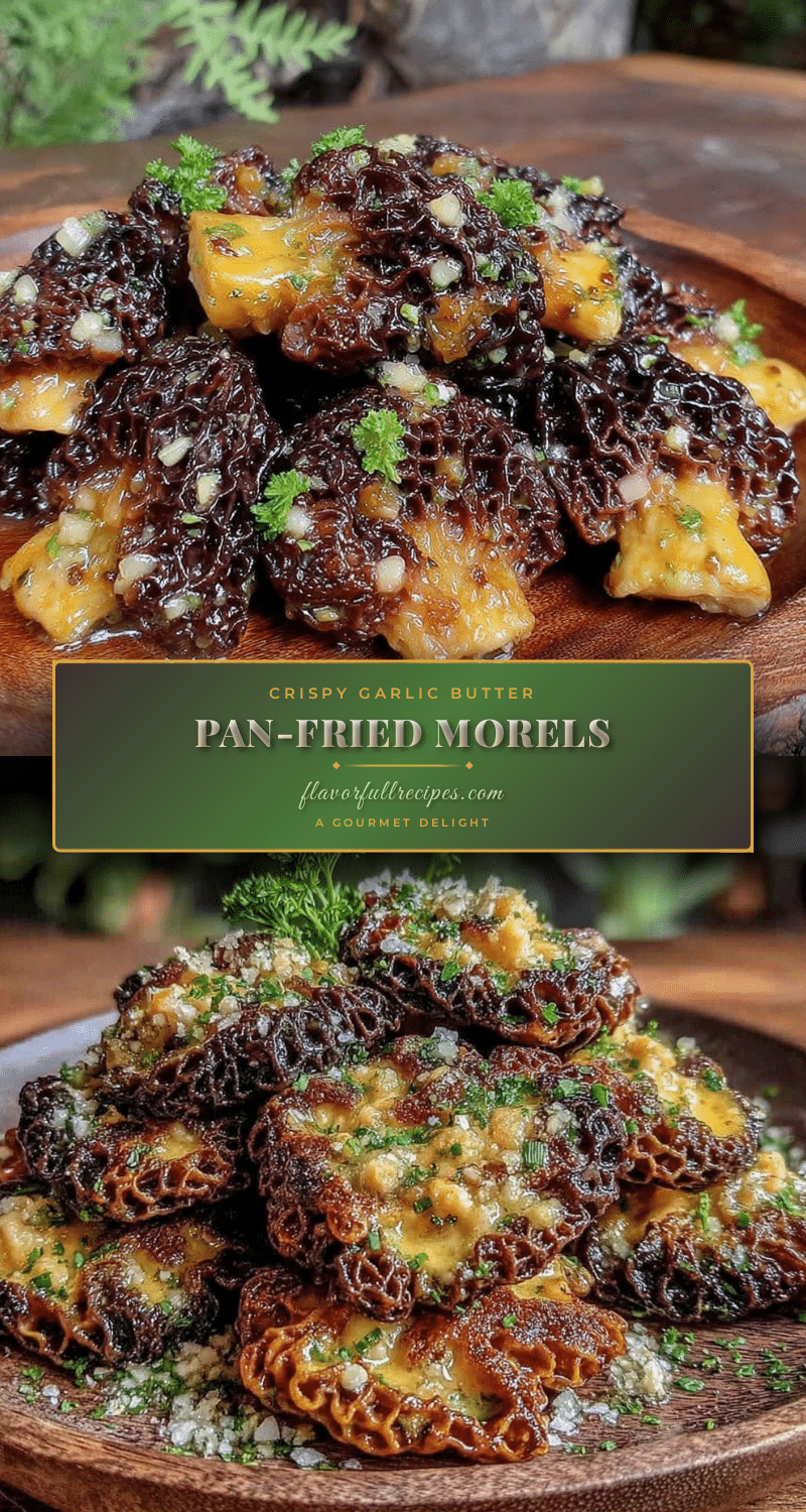 crispy pan-fried morel mushrooms recipe