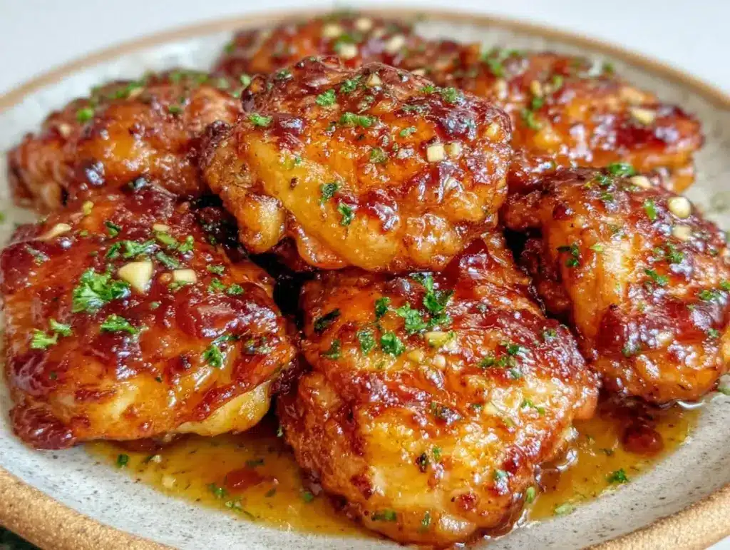 Savory Crockpot Honey Garlic Chicken Thighs Recipe Easy and Perfect for ...