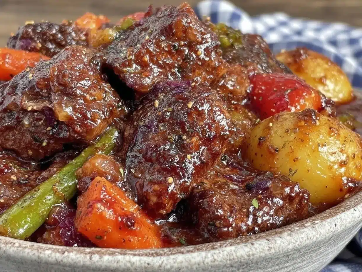 Instant Pot beef stew preparation steps