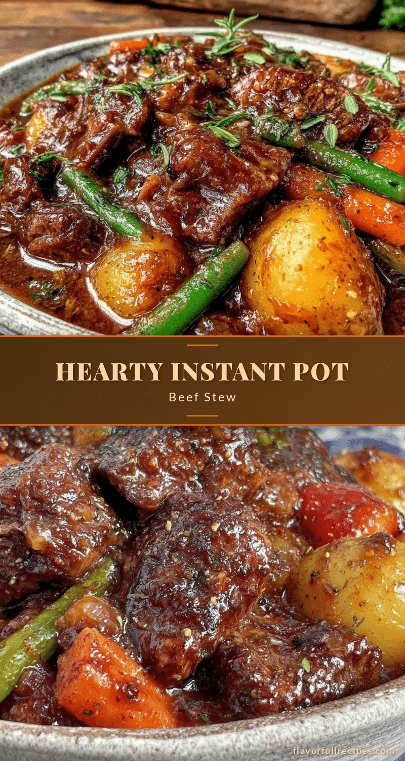 Instant Pot beef stew recipe