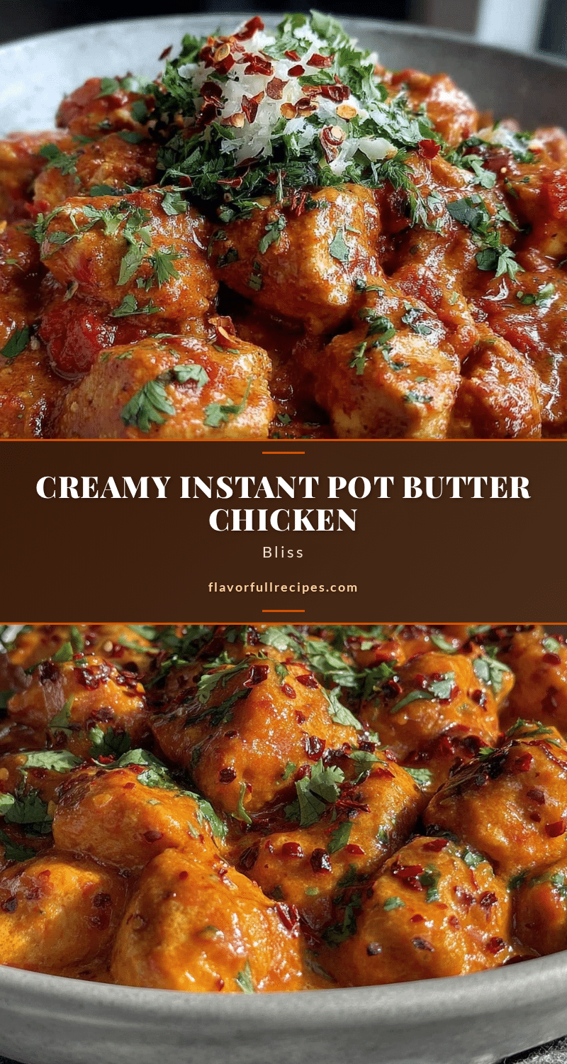 Instant Pot Butter Chicken recipe