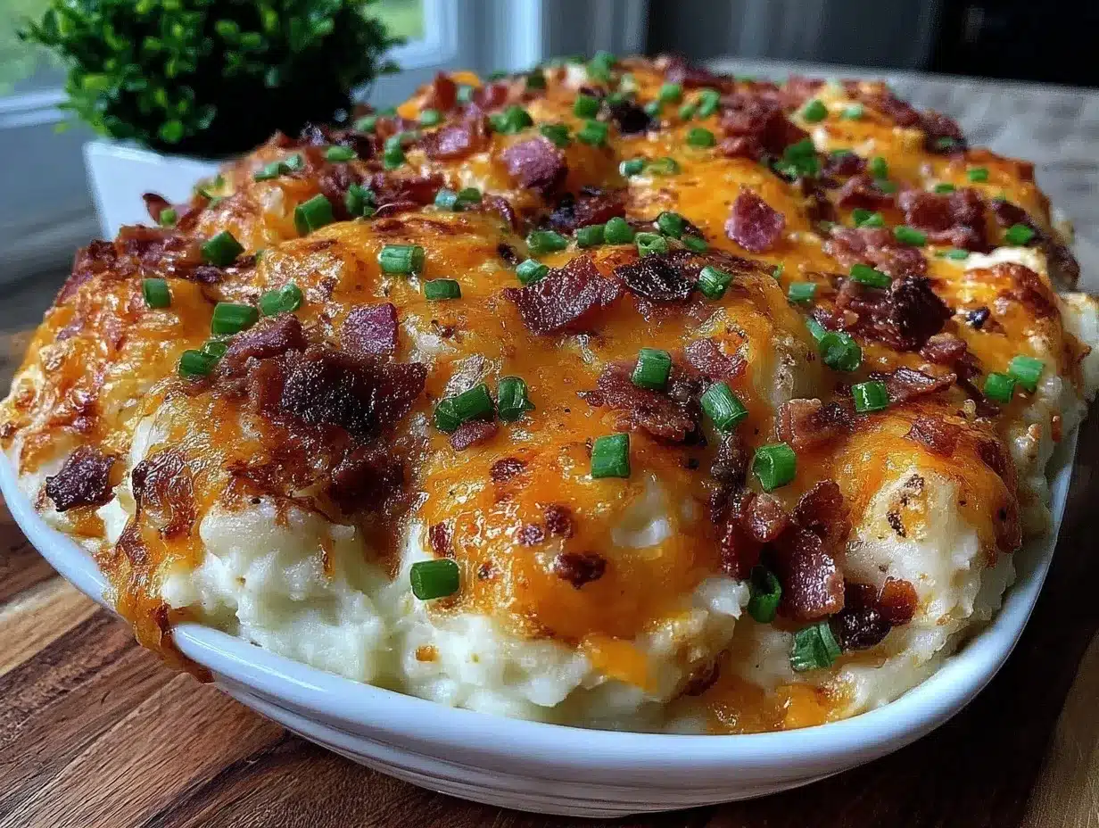 loaded baked potato casserole preparation steps