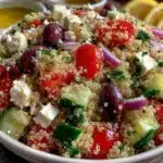 Mediterranean quinoa salad - featured image