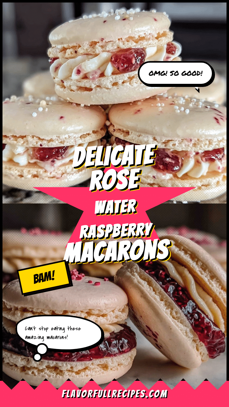 Perfect Rose Water Raspberry Macarons Recipe Easy Elegant Treats for ...