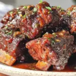 slow cooker beef short ribs - featured image