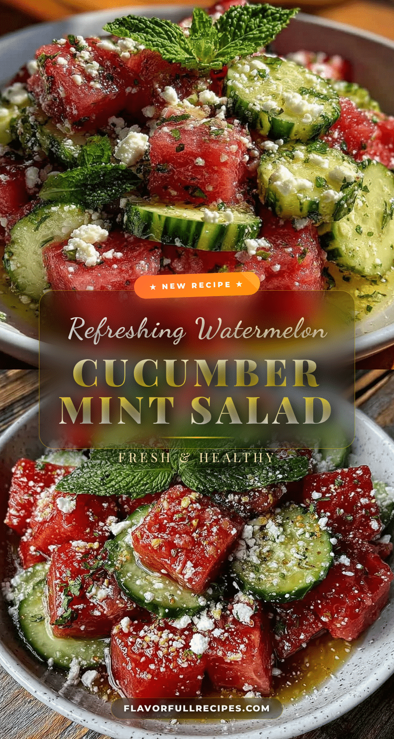 watermelon cucumber salad recipe