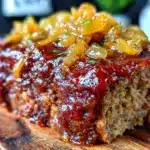 brown sugar glazed meatloaf - featured image