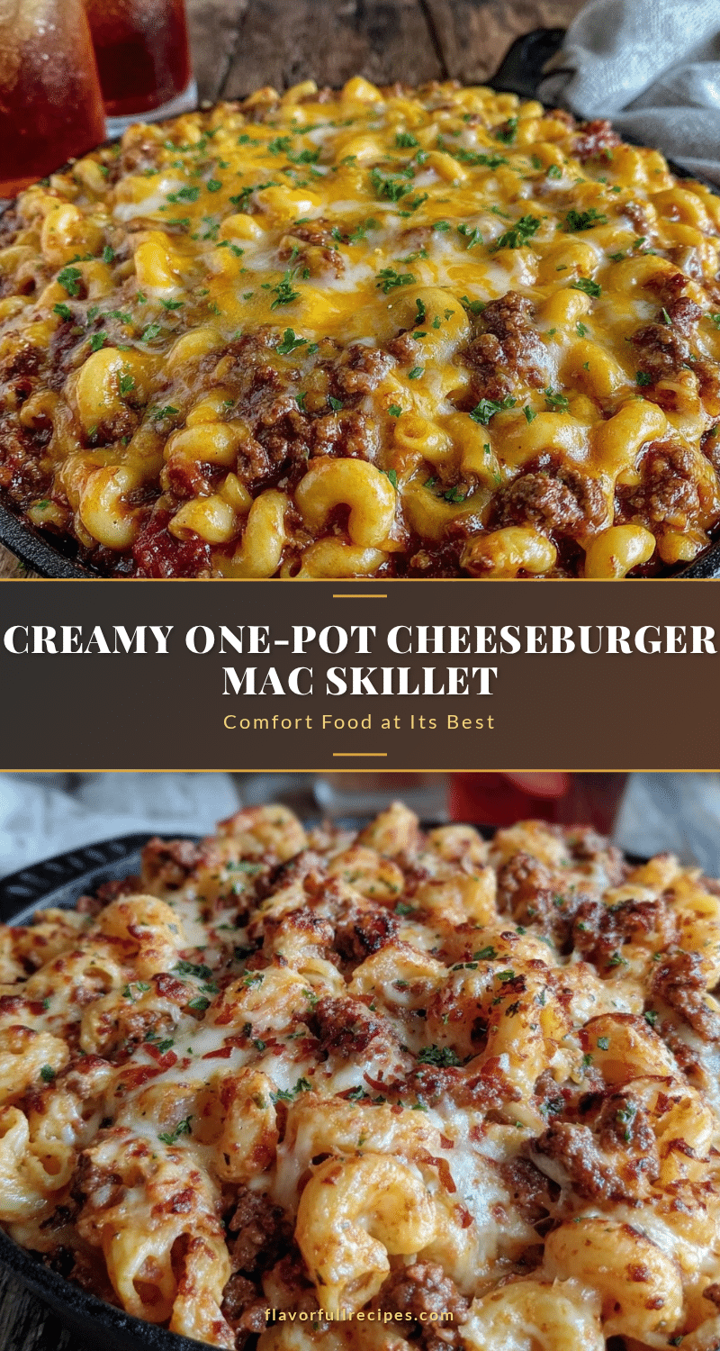 creamy one-pot cheeseburger macaroni skillet recipe