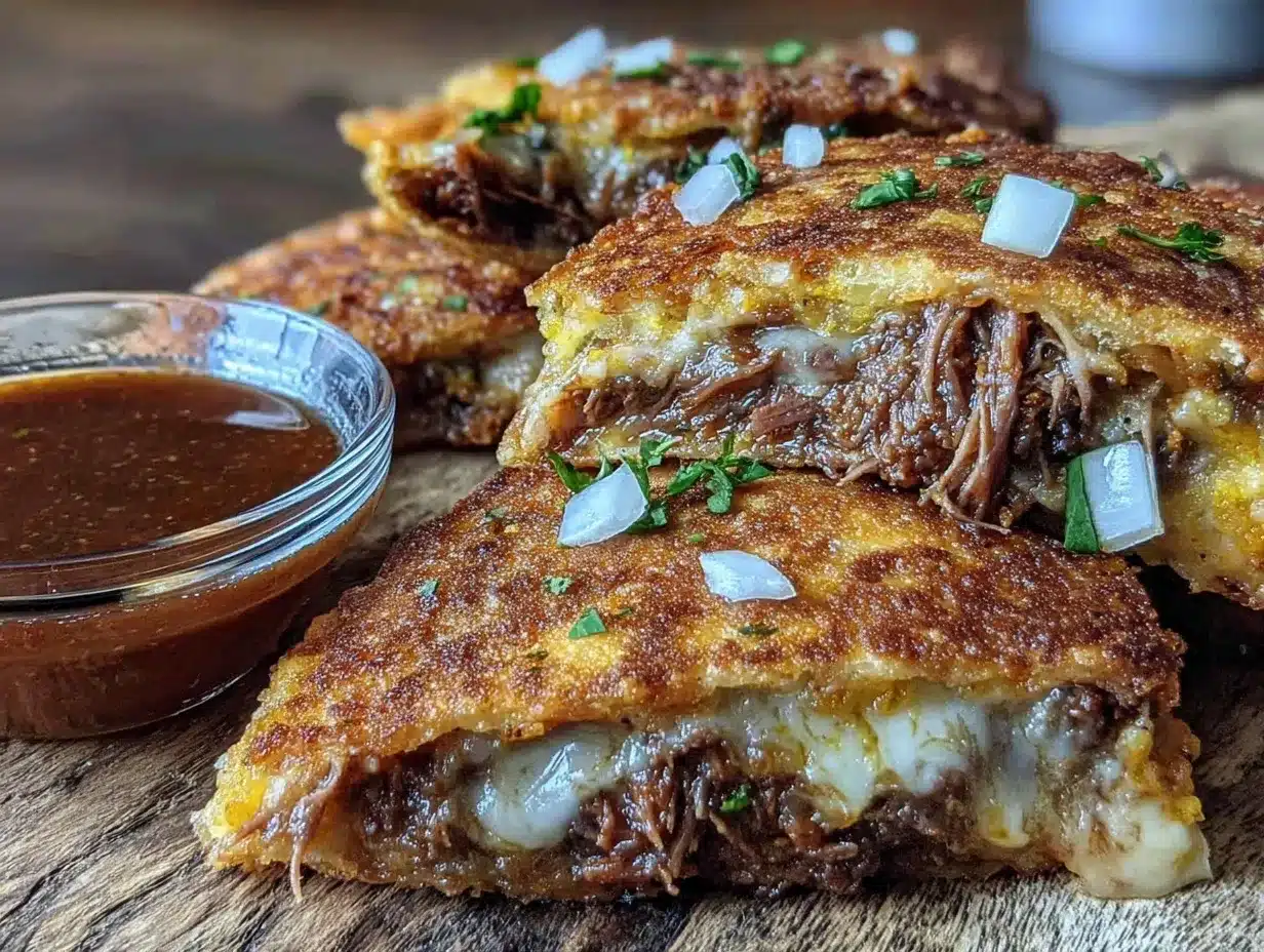 Crispy Birria Tacos Recipe with Rich Consommé Easy Ultimate Flavor