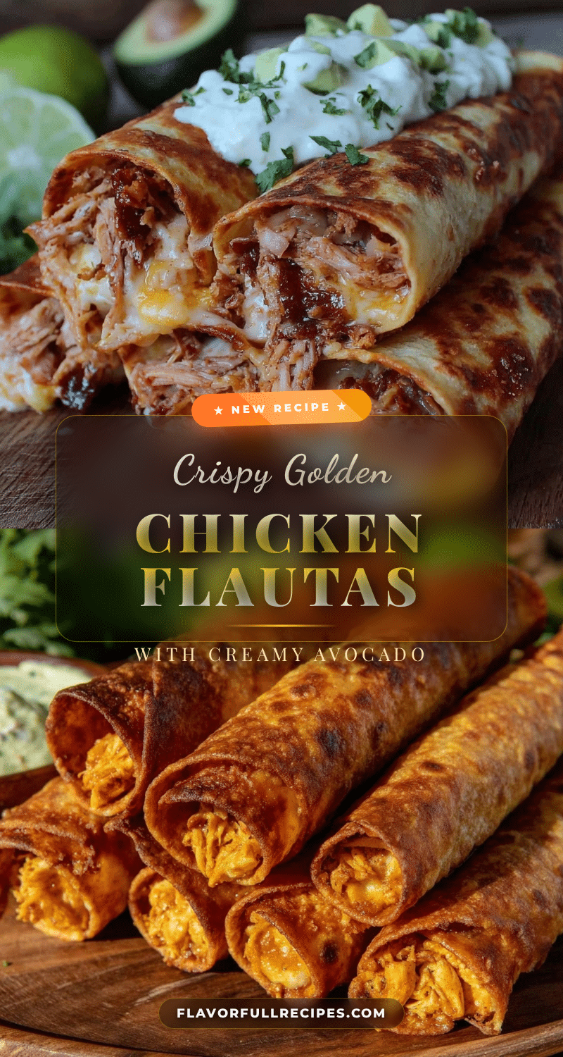 crispy chicken flautas recipe