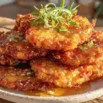 crispy dandelion fritters - featured image