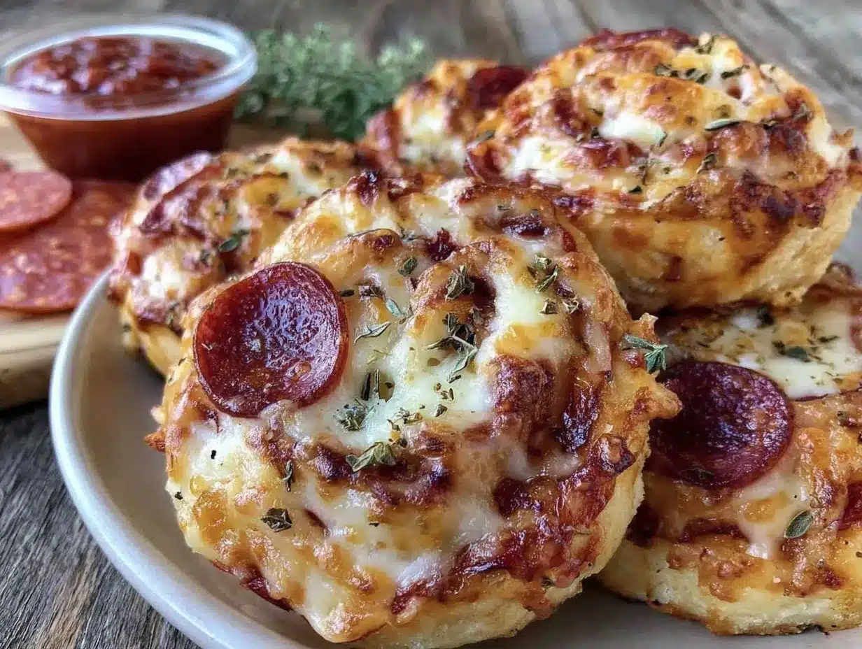 keto fathead pizza dough pepperoni rolls preparation steps