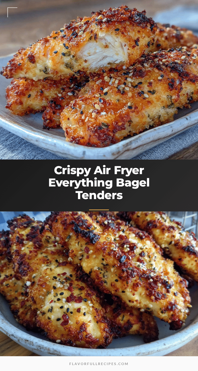air fryer everything bagel chicken tenders recipe