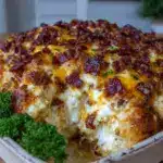 baked crack chicken casserole - featured image