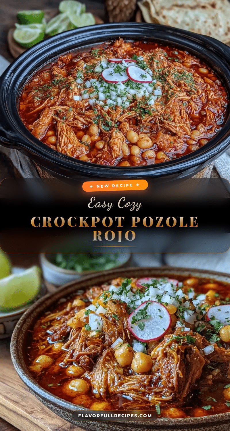cozy crockpot pozole rojo recipe
