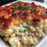 cozy tuna casserole recipe - featured image