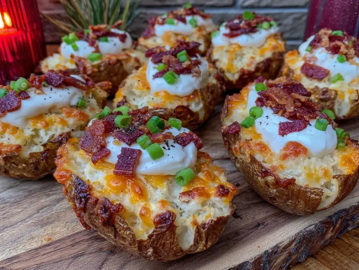 crispy air fryer loaded potato skins preparation steps