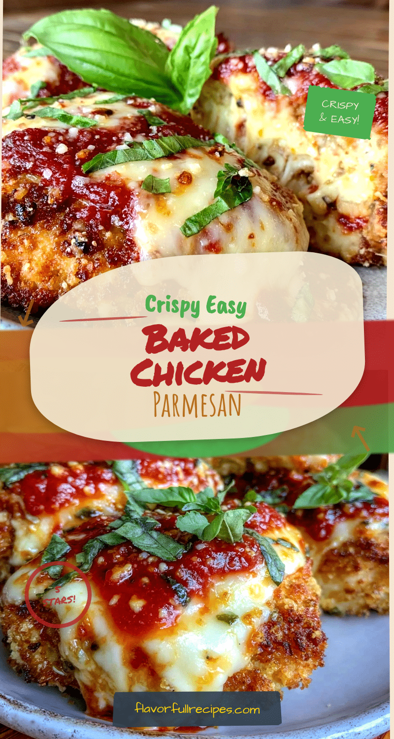 crispy baked chicken parmesan recipe