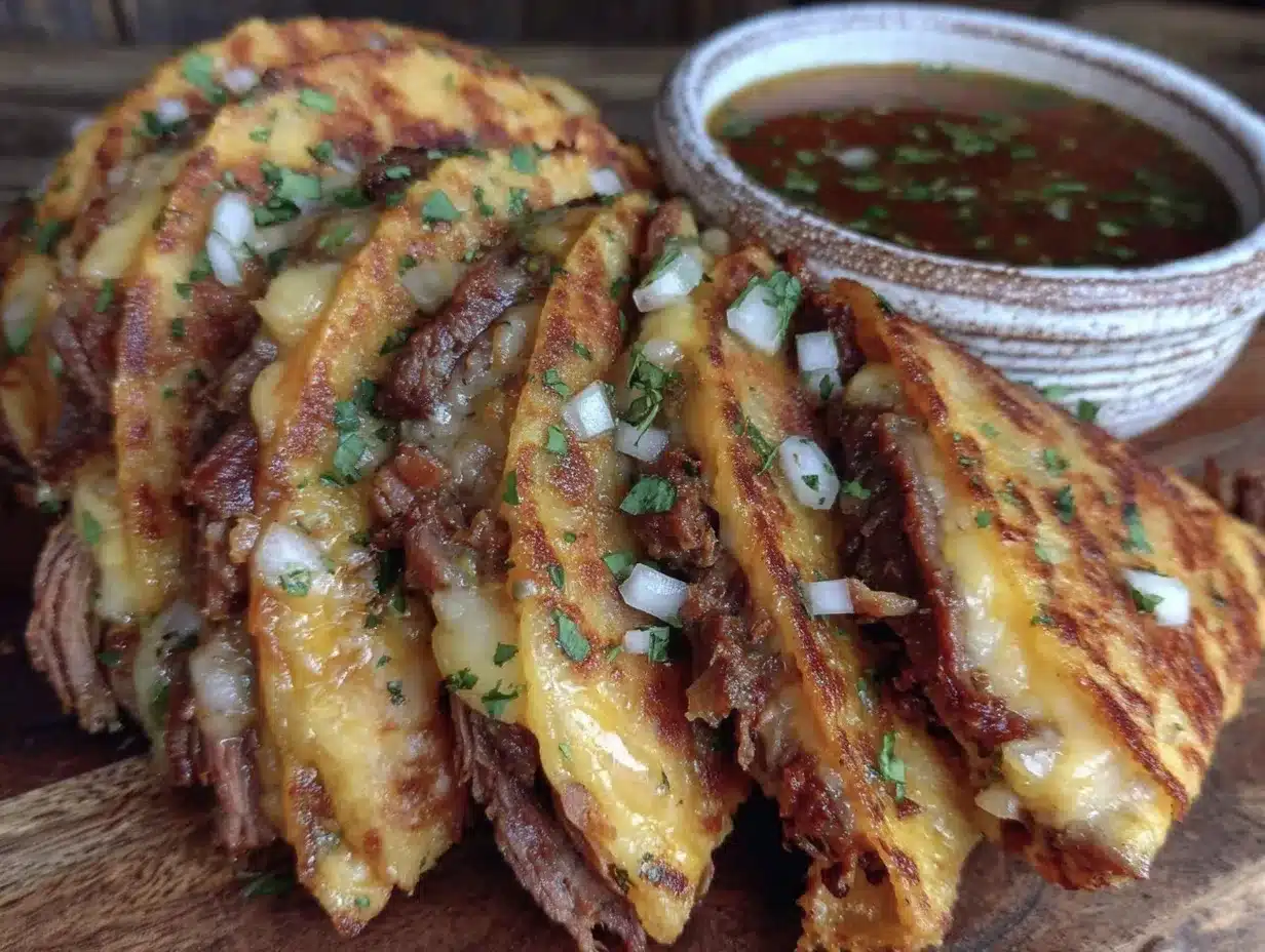 Crispy Birria Tacos Recipe Easy Homemade with Rich Consommé Dip