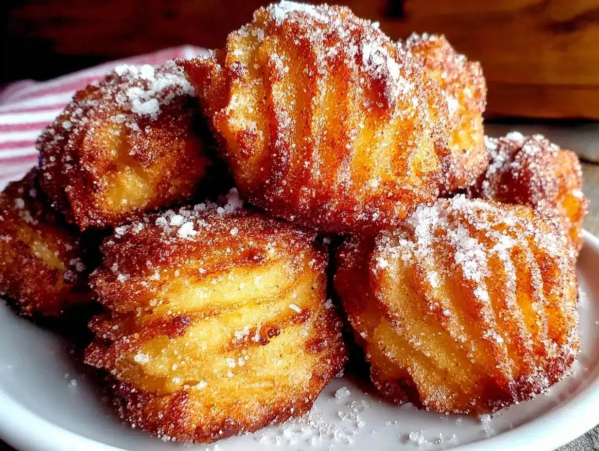 crispy churro bites preparation steps