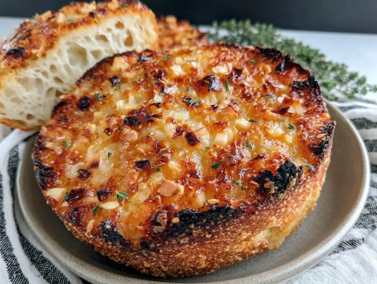crispy sourdough discard pizza crust preparation steps