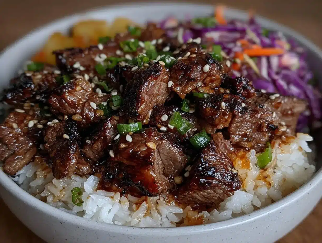 crockpot korean beef bulgogi bowls preparation steps