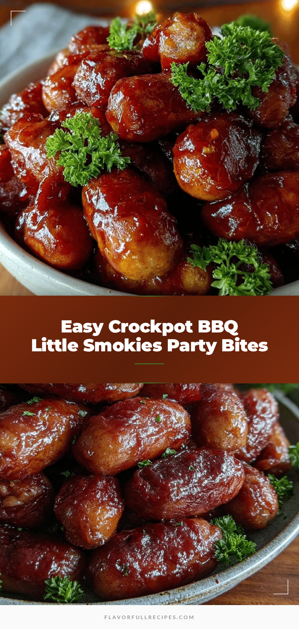 Easy Crockpot BBQ Little Smokies recipe