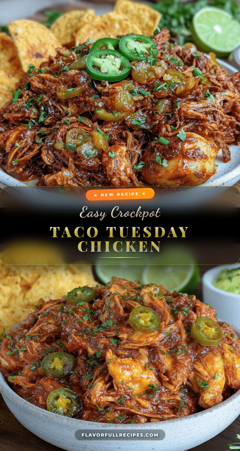 easy crockpot taco chicken recipe