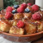 easy french toast casserole - featured image
