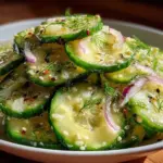 fresh cucumber salad - featured image