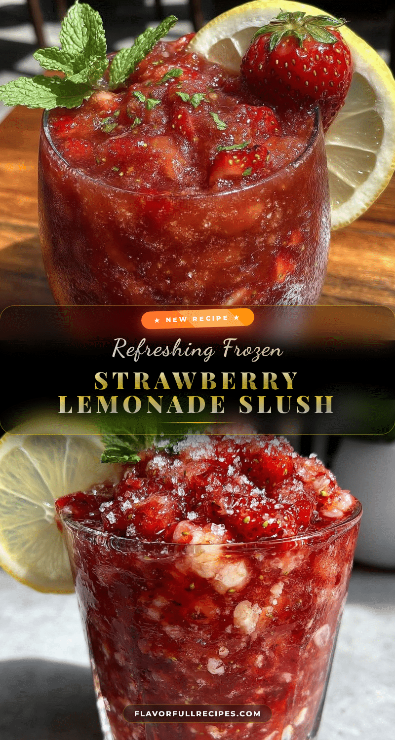 frozen strawberry lemonade slush recipe recipe
