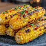 grilled corn on the cob with chili lime butter - featured image
