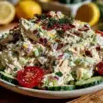 healthy greek yogurt chicken salad - featured image
