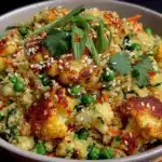 low carb cauliflower fried rice - featured image