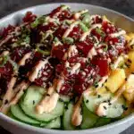spicy tuna poke bowl - featured image