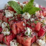 watermelon feta salad - featured image