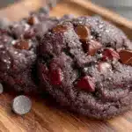 double chocolate chip cookies without butter - featured image