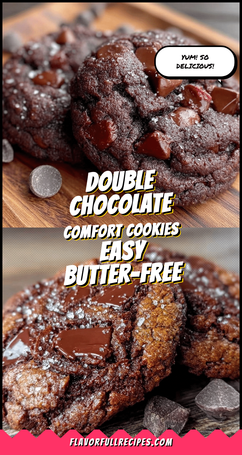 double chocolate chip cookies without butter recipe