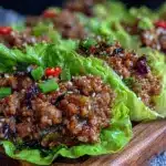 ground beef lettuce wraps - featured image