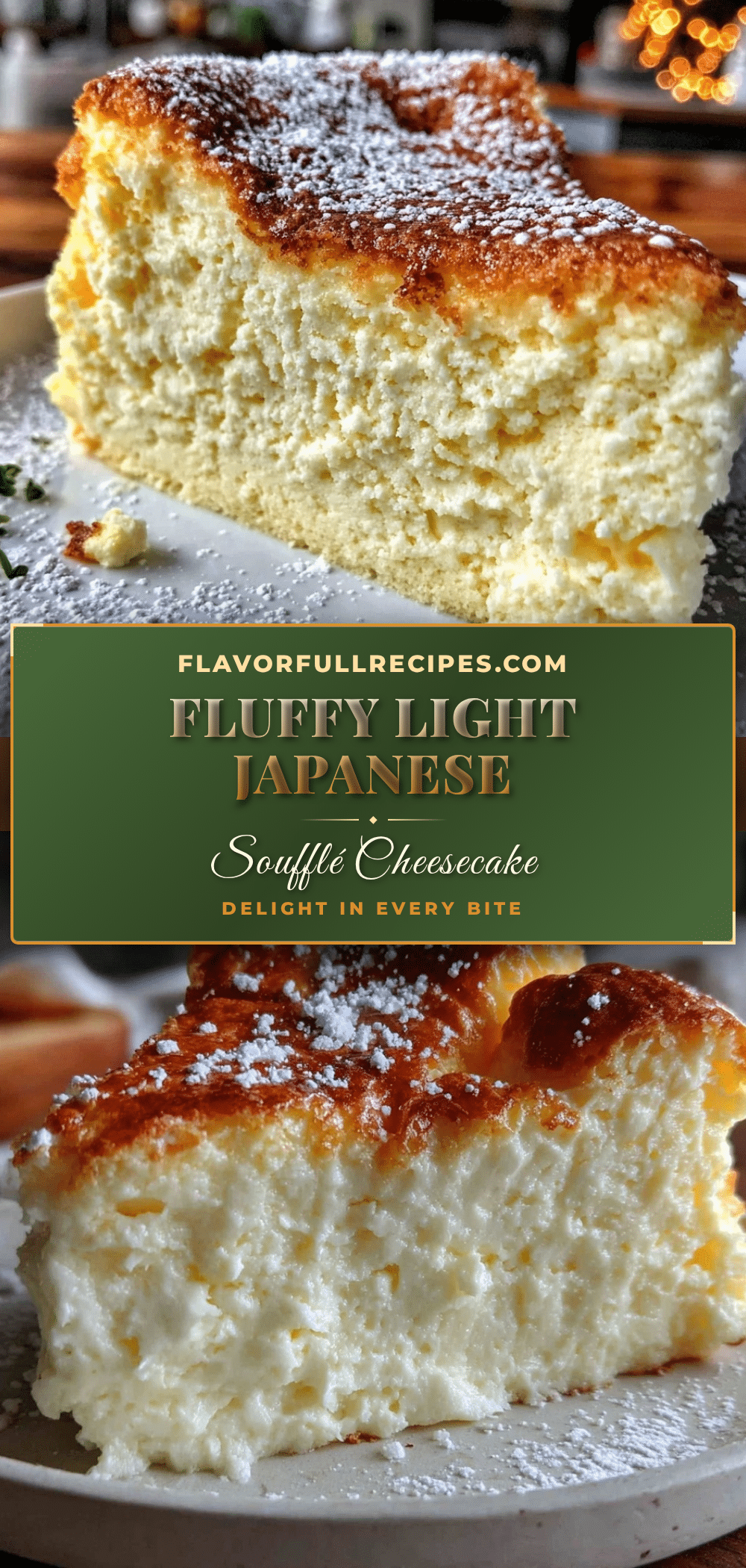 Japanese soufflé cheesecake recipe
