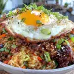 korean beef fried rice bowl - featured image