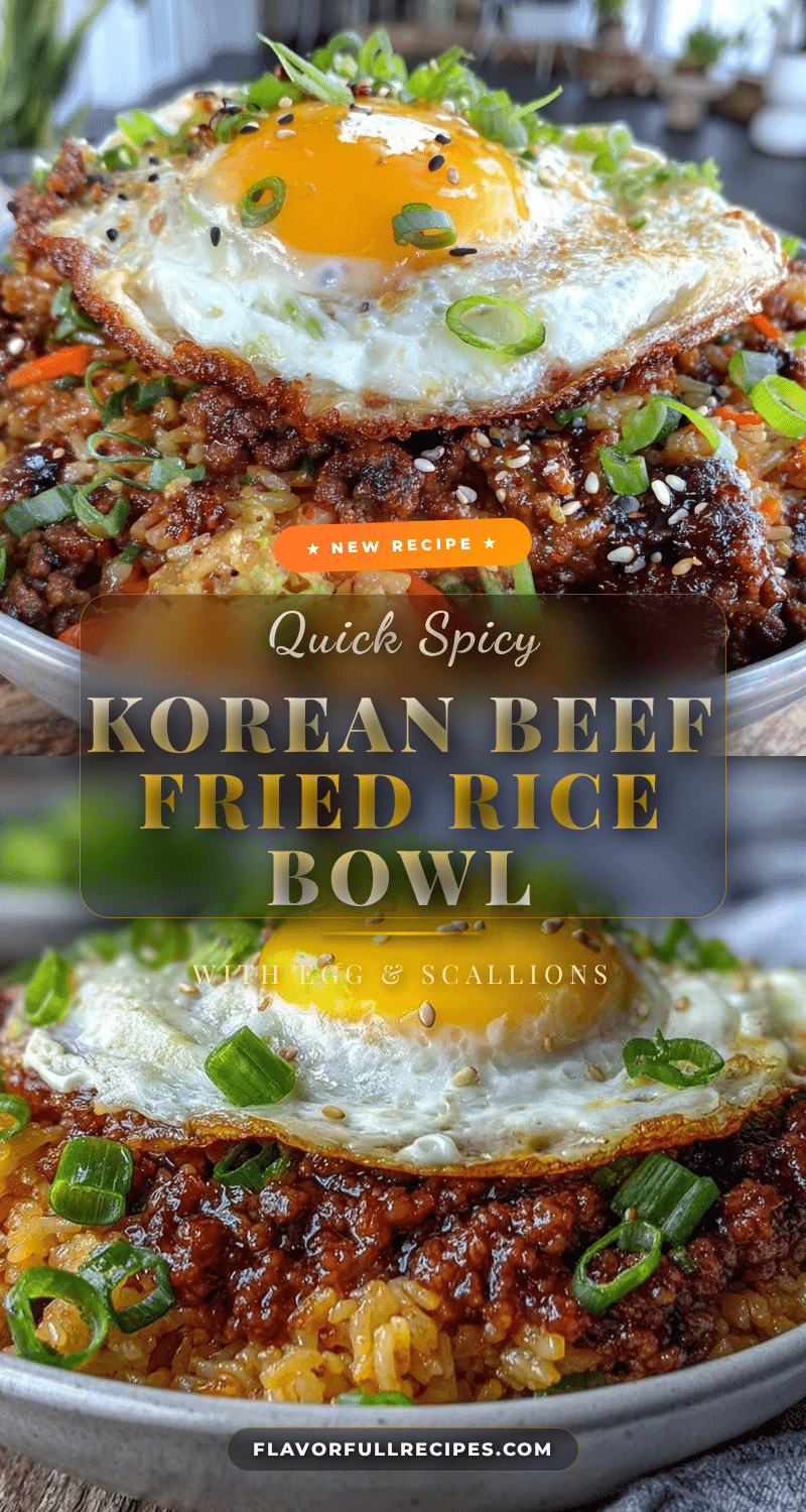 korean beef fried rice bowl recipe