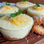 lemon posset cups - featured image
