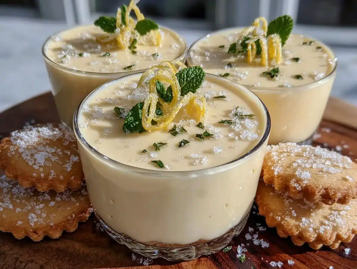 lemon posset cups preparation steps