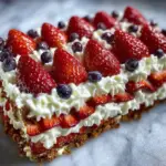 no-bake patriotic flag icebox cake - featured image