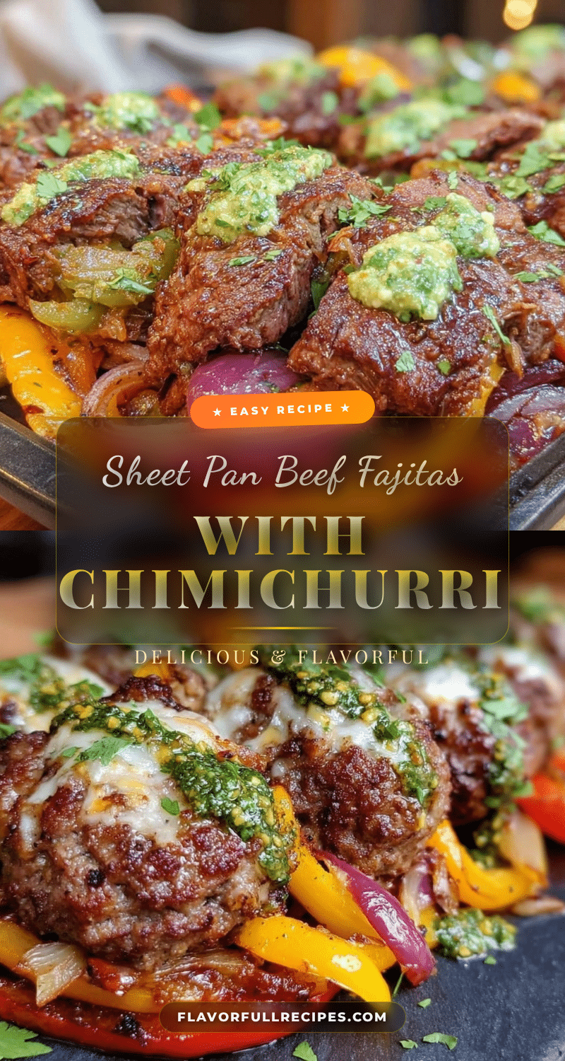 sheet pan ground beef fajitas recipe