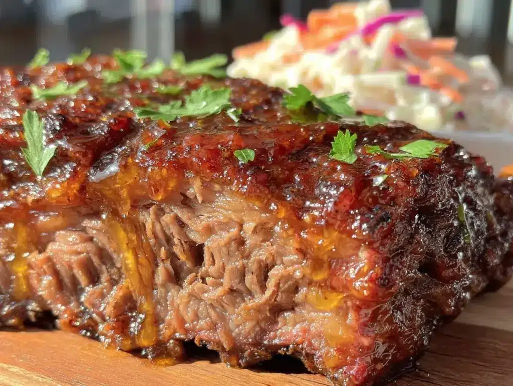 Tender Slow Cooker Carolina Gold BBQ Beef Brisket Recipe Easy and ...
