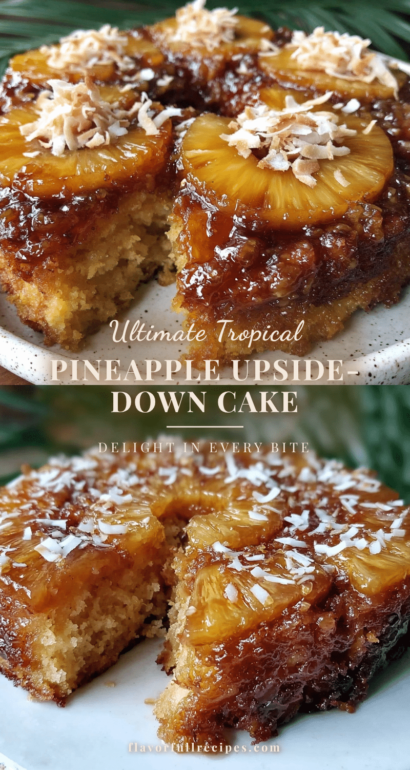 tropical pineapple upside-down cake recipe