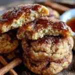 brown butter maple snickerdoodle cookies - featured image